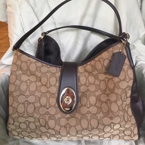 Coach Sophia Carry-all in signature brown